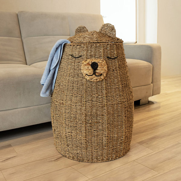 Nursery wicker hot sale hamper